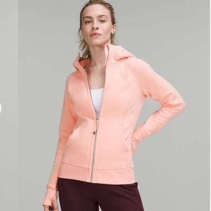 NWT Lululemon Scuba Full-Zip Hoodie in Dew Pink